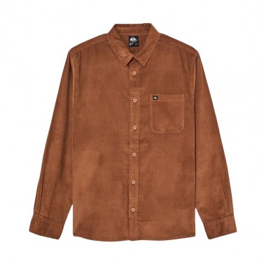 QUIKSILVER SMOKE TRAIL CORDUROY LS SHIRT RAWHIDE