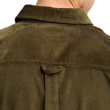 QUIKSILVER SMOKE TRAIL CORDUROY LS SHIRT GRAPE LEAF