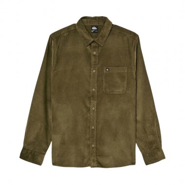 QUIKSILVER SMOKE TRAIL CORDUROY LS SHIRT GRAPE LEAF