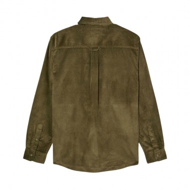QUIKSILVER SMOKE TRAIL CORDUROY LS SHIRT GRAPE LEAF
