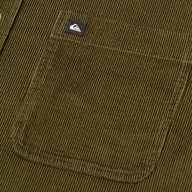 QUIKSILVER SMOKE TRAIL CORDUROY LS SHIRT GRAPE LEAF