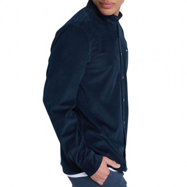 QUIKSILVER SMOKE TRAIL CORDUROY LS SHIRT DARK NAVY