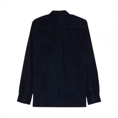QUIKSILVER SMOKE TRAIL CORDUROY LS SHIRT DARK NAVY