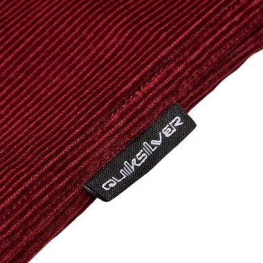 QUIKSILVER SMOKE TRAIL CORDUROY LS SHIRT OXBLOOD RED