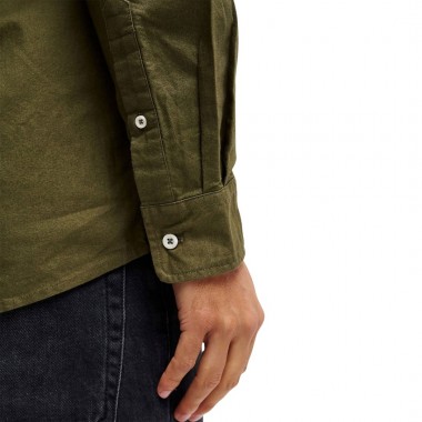 QUIKSILVER SMOKE TRAIL OXFORD LS SHIRT GRAPE LEAF