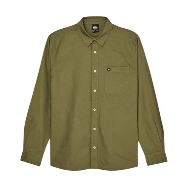 QUIKSILVER SMOKE TRAIL OXFORD LS SHIRT GRAPE LEAF