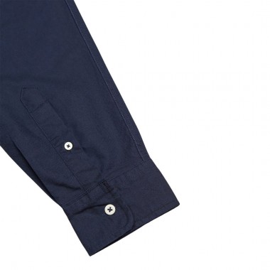 QUIKSILVER SMOKE TRAIL OXFORD LS SHIRT DARK NAVY