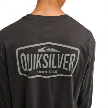 QUIKSILVER SURF GARAGE LS TEE TARMAC