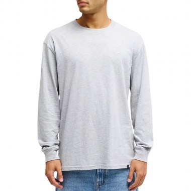 QUIKSILVER SALT WATER LS TEE LIGHT GREY HEATHER