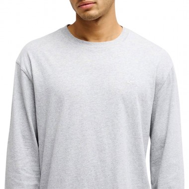 QUIKSILVER SALT WATER LS TEE LIGHT GREY HEATHER