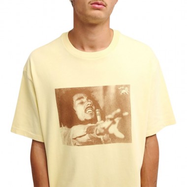 QUIKSILVER BOB MARLEY REDEMPTION TEE STRAW