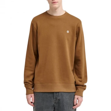 ELEMENT ICON EMBROIDERY SWEATSHIRT SEPIA