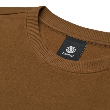 ELEMENT ICON EMBROIDERY SWEATSHIRT SEPIA
