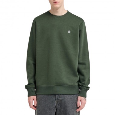 ELEMENT ICON EMBROIDERY SWEATSHIRT DEEP FOREST