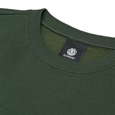 ELEMENT ICON EMBROIDERY SWEATSHIRT DEEP FOREST
