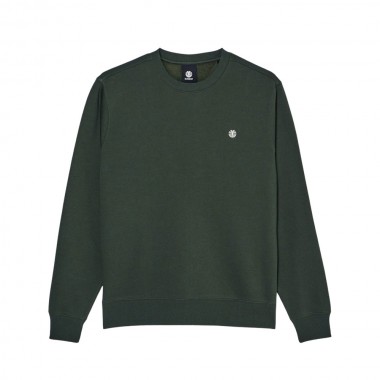 ELEMENT ICON EMBROIDERY SWEATSHIRT DEEP FOREST
