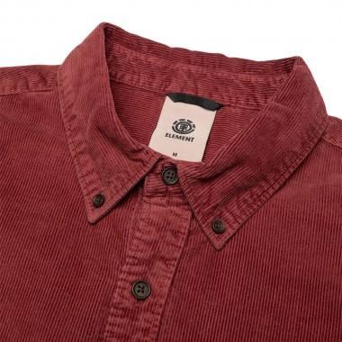 ELEMENT BUTTON DOWN REGULAR CORDUROY LS SHIRT APPLE BUTTER