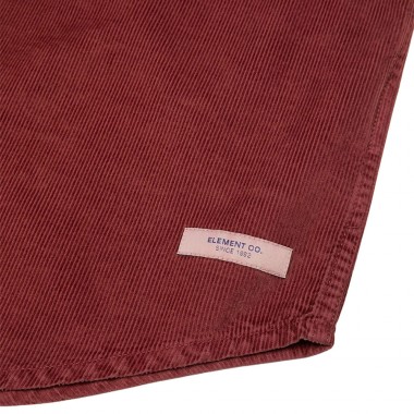 ELEMENT BUTTON DOWN REGULAR CORDUROY LS SHIRT APPLE BUTTER