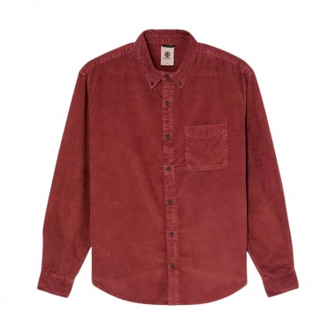 ELEMENT BUTTON DOWN REGULAR CORDUROY LS SHIRT APPLE BUTTER