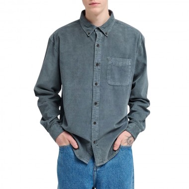 ELEMENT BUTTON DOWN REGULAR CORDUROY LS SHIRT DARK SLATE