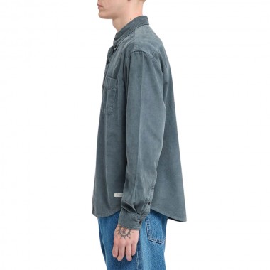 ELEMENT BUTTON DOWN REGULAR CORDUROY LS SHIRT DARK SLATE