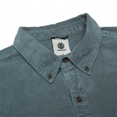 ELEMENT BUTTON DOWN REGULAR CORDUROY LS SHIRT DARK SLATE