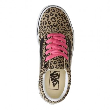 VANS OLD SKOOL LEOPARD POP K SHOES INCENSE/PINK VE