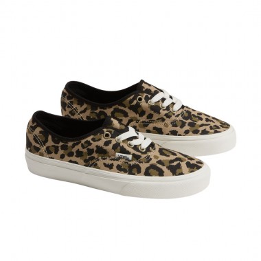 VANS AUTHENTIC LEOPARD W SHOES BLACK/INCENSE