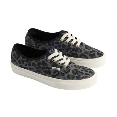 VANS AUTHENTIC LEOPARD W SHOES BLACK/PEWTER