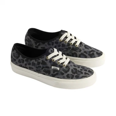 VANS AUTHENTIC LEOPARD W SHOES BLACK/PEWTER