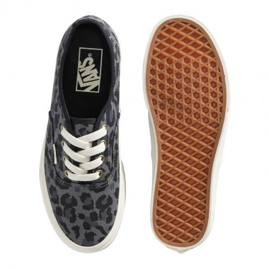 VANS AUTHENTIC LEOPARD W SHOES BLACK/PEWTER