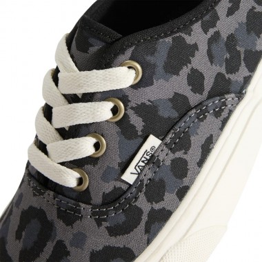 VANS AUTHENTIC LEOPARD W SHOES BLACK/PEWTER