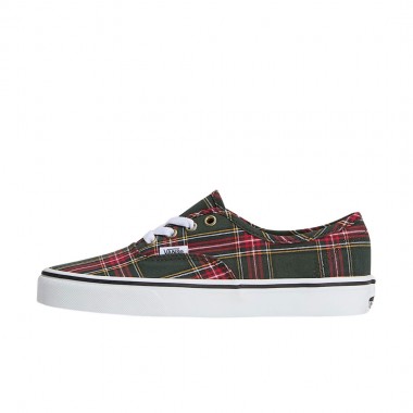 VANS AUTHENTIC TARTAN W SHOES OIL GREEN