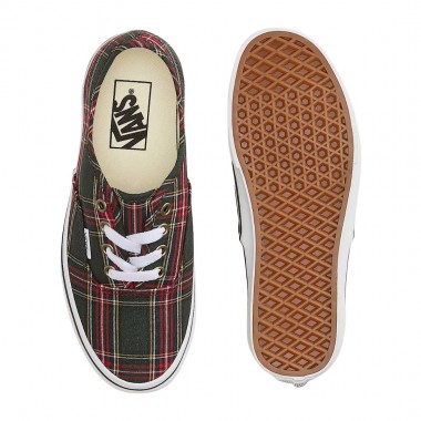 VANS AUTHENTIC TARTAN W SHOES OIL GREEN