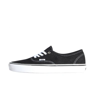 VANS AUTHENTIC DENIM SHOES BLACK/WHITE