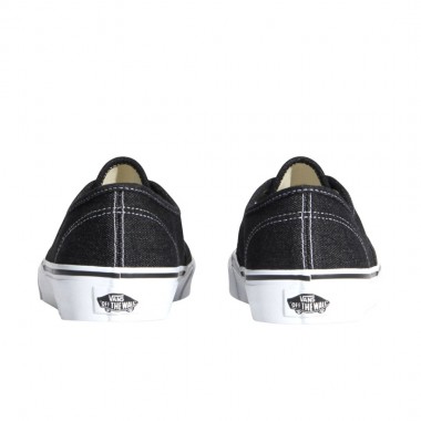 VANS AUTHENTIC DENIM SHOES BLACK/WHITE