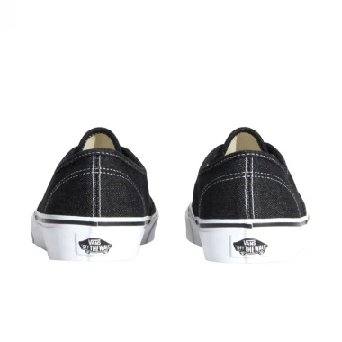 VANS AUTHENTIC DENIM SHOES BLACK/WHITE