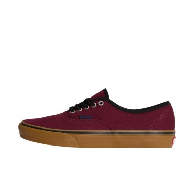 VANS AUTHENTIC BTS SHOES BURGUNDY/GUM