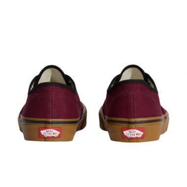 VANS AUTHENTIC BTS SHOES BURGUNDY/GUM