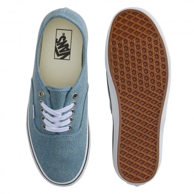 VANS AUTHENTIC DENIM SHOES BLUE/WHITE