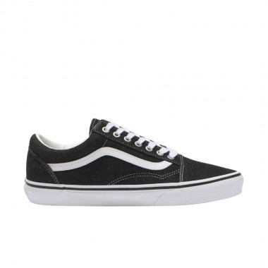 VANS OLD SKOOL DENIM SHOES BLACK/TRUE WHITE