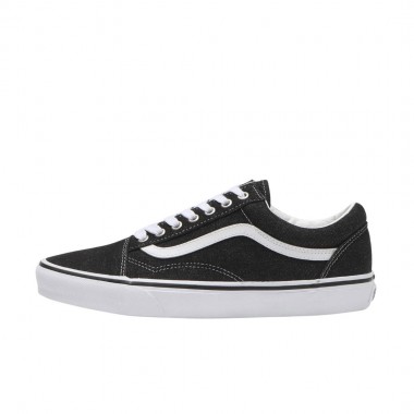 VANS OLD SKOOL DENIM SHOES BLACK/TRUE WHITE