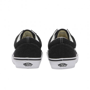 VANS OLD SKOOL DENIM SHOES BLACK/TRUE WHITE