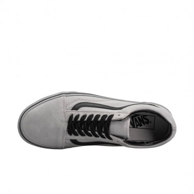 VANS OLD SKOOL SHOES TONAL LIGHT GRAY/BLACK