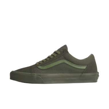 VANS OLD SKOOL SHOES TONAL OBSIDIAN FERN/GREEN
