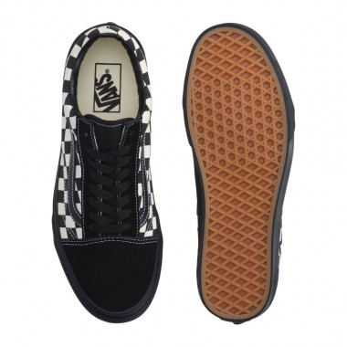 VANS OLD SKOOL CHECKERBOARD SHOES BLACK/WHITE