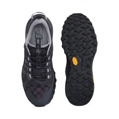 VANS CROSSPATH XC CHECKERBOARD SHOES CHARCOAL GRAY