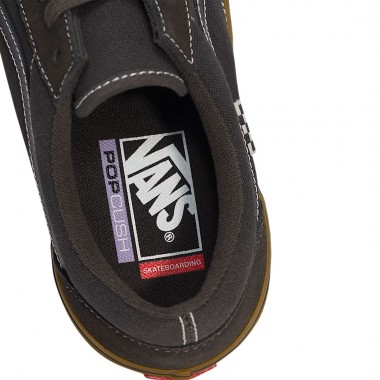 VANS SKATE OLD SKOOL SHOES FADED BLACK/GUM