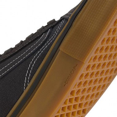 VANS SKATE OLD SKOOL SHOES FADED BLACK/GUM