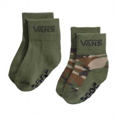 VANS CLASSIC INF CREW SOCKS 2-PACK ALUMINUM